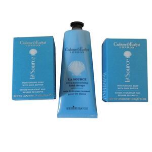 2 Bars La Source‎ Crabtree & Evelyn Moisturizing Soap Shea 3.5oz Hand Therapy